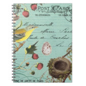  Franse vogellaptop Notitieboek (Voorkant)