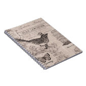 Franse vogellaptop Notitieboek (Rechterzijde)