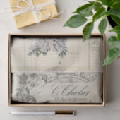 franse vogelontvangstontkoppeling tissuepapier (Geschenk)