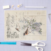 franse vogelontvangstontkoppeling tissuepapier (Craft)