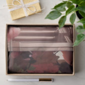 Franse vogels roze tissuepapier (Geschenk)