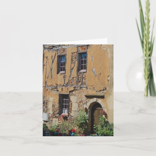 Franse Voorzijde Feestdagen Kaart (Voorkant)