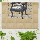 Franse voorzitter Burlap Theedoek (Gevouwen)