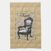 Franse voorzitter Burlap Theedoek (Verticaal)