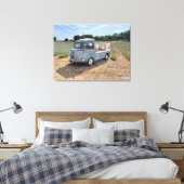 Franse vrachtwagen in Lavender Field Canvas Afdruk (Insitu (Slaapkamer))