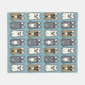 Franse Vrienden Fleece Deken (Voorkant (Horizontaal))
