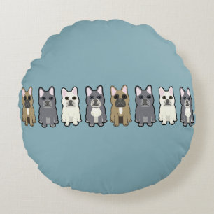 Franse Vrienden Rond Kussen