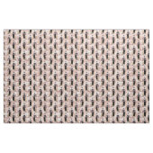 Franse  vrouw met wijn op Blush Pink Stof (Yard (91,4 cm))