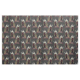 Franse  vrouw met wijn op zwart stof