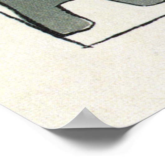 -Franse vrouw zanger Eugénie Buffet Poster (Hoek)