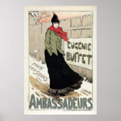-Franse vrouw zanger Eugénie Buffet Poster (Voorkant)