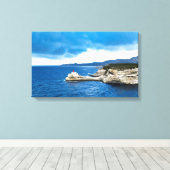 Franse vuurtoren canvas afdruk (Insitu (Houten vloer))