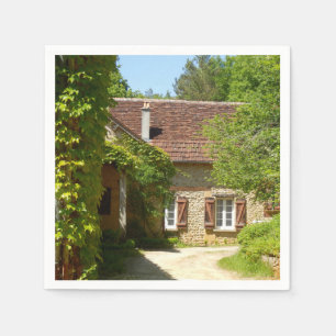 Franse vuurwerkplaats en gite Paper Napkins Servetten