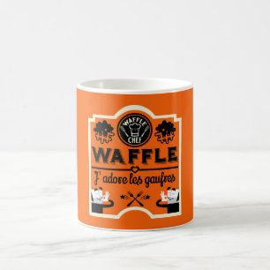 Franse wafels magische mok