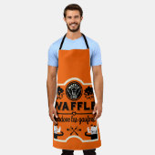 Franse wafels schort (Gedragen)