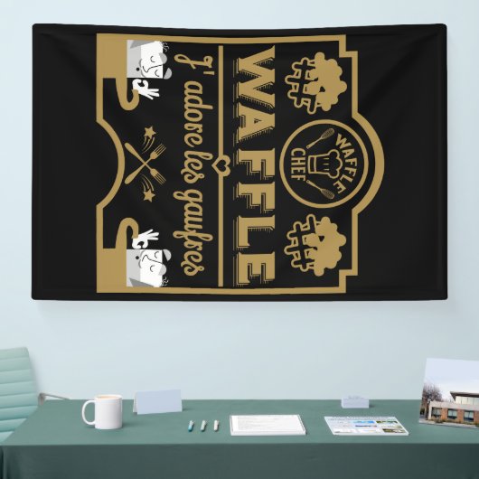 Franse wafels spandoek (Beurs)