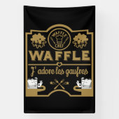 Franse wafels spandoek (Verticaal)