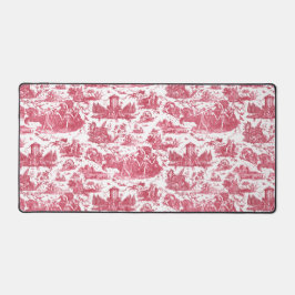  Franse wagen van Dawn Toile de Jouy-Pink Bureaumat