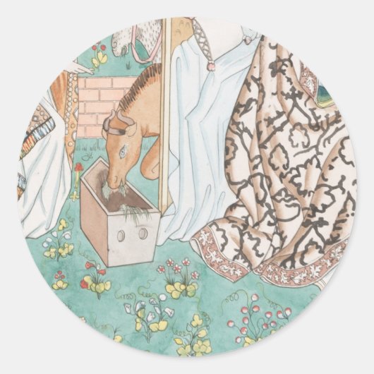 Franse wandtapijt envelop Stickers (Voorkant)