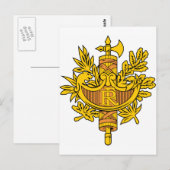 franse wapenstilstand briefkaart (Voorkant / Achterkant)