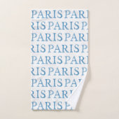 Franse Waterverf Doodles Towel Set Parijs Bad Handdoek (Handdoek)