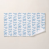 Franse Waterverf Doodles Towel Set Parijs Bad Handdoek (Handdoek)