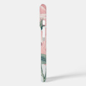 Franse waterverfrozen patroon iPhone hoesje (Achterkant / Links)