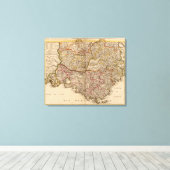 Franse wegen canvas afdruk (Insitu (Houten vloer))