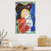 Franse Wereldoorlog 1. Poster (Keuken)