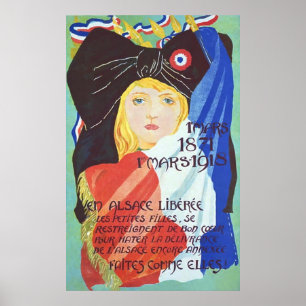 Franse Wereldoorlog 1. Poster