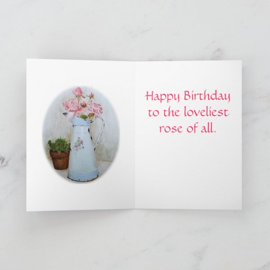 Franse werper rozen kaart (Binnen)