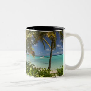 Franse West-Indië, Guadeloupe, Grande Terre, 2 Tweekleurige Koffiemok