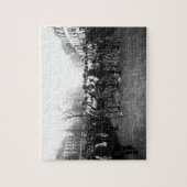 Franse Wielrennen Paris-Roubaix Startlijn 1909 Legpuzzel (Verticaal)