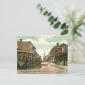 Franse wijk, New Orleans 1910 Vintage Briefkaart (Staand voorkant)