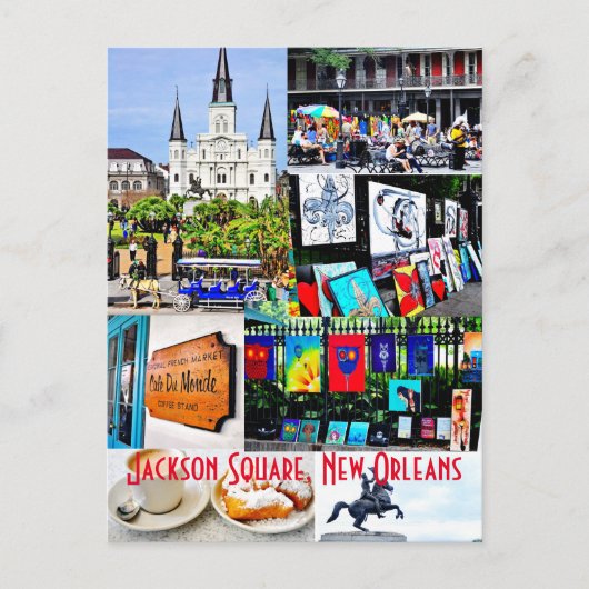 Franse Wijk, New Orleans Briefkaart (Voorkant)