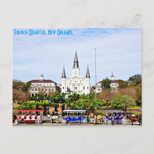 Franse Wijk, New Orleans Briefkaart (Voorkant)