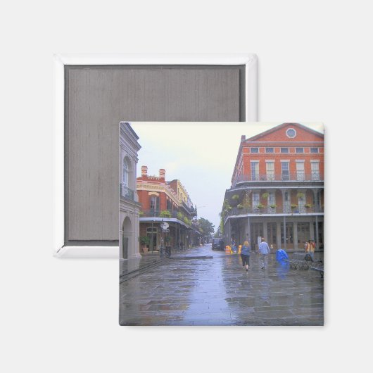 Franse wijk New Orleans Magneet (Voorkant / Achterkant)