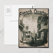  Franse wijk, Orléans Briefkaart (Voorkant / Achterkant)