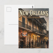 Franse Wijk USA Briefkaart (Voorkant / Achterkant)