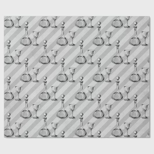  Franse wijn Cadeaupapier (Vlak)