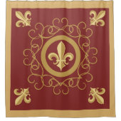 Franse wijn douchegordijn (Voorkant)