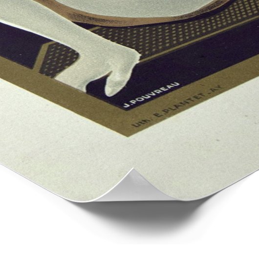  Franse wijn- en alcoholreclame Poster (Hoek)