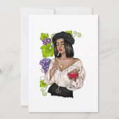 Franse wijn- en kaasproeverij Bruidsdouche Kaart (Achterkant)
