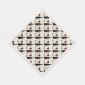 Franse wijn glas Theme Party Papier servetten (Hoek)