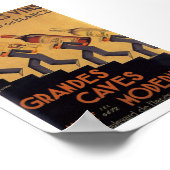 Franse wijn Les Meilleurs Vins Poster (Hoek)