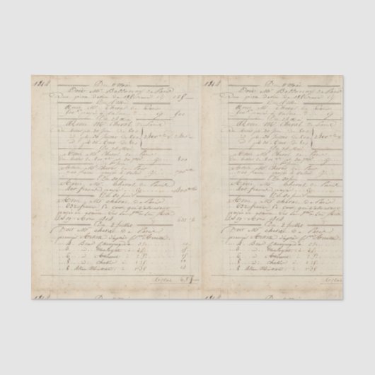 Franse wijn nr. 02 tissuepapier (Voorkant)