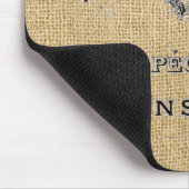 Franse wijn op Burlap Muismat (Hoek)