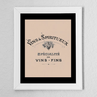 Franse wijn Poster