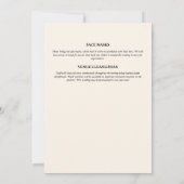 Franse wijngaard dineren Toscaanse verlichting bui Kaart (Achterkant)