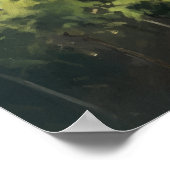 Franse wijngaard Landscape Art Print Poster (Hoek)